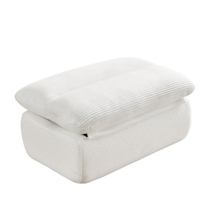 Modern Compressed Lounge Chair with Ottoman