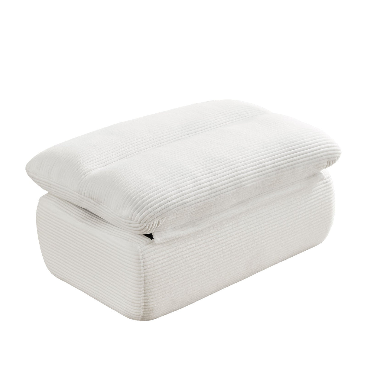 Modern Compressed Lounge Chair with Ottoman