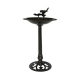 Outdoor aluminum and iron bird bath