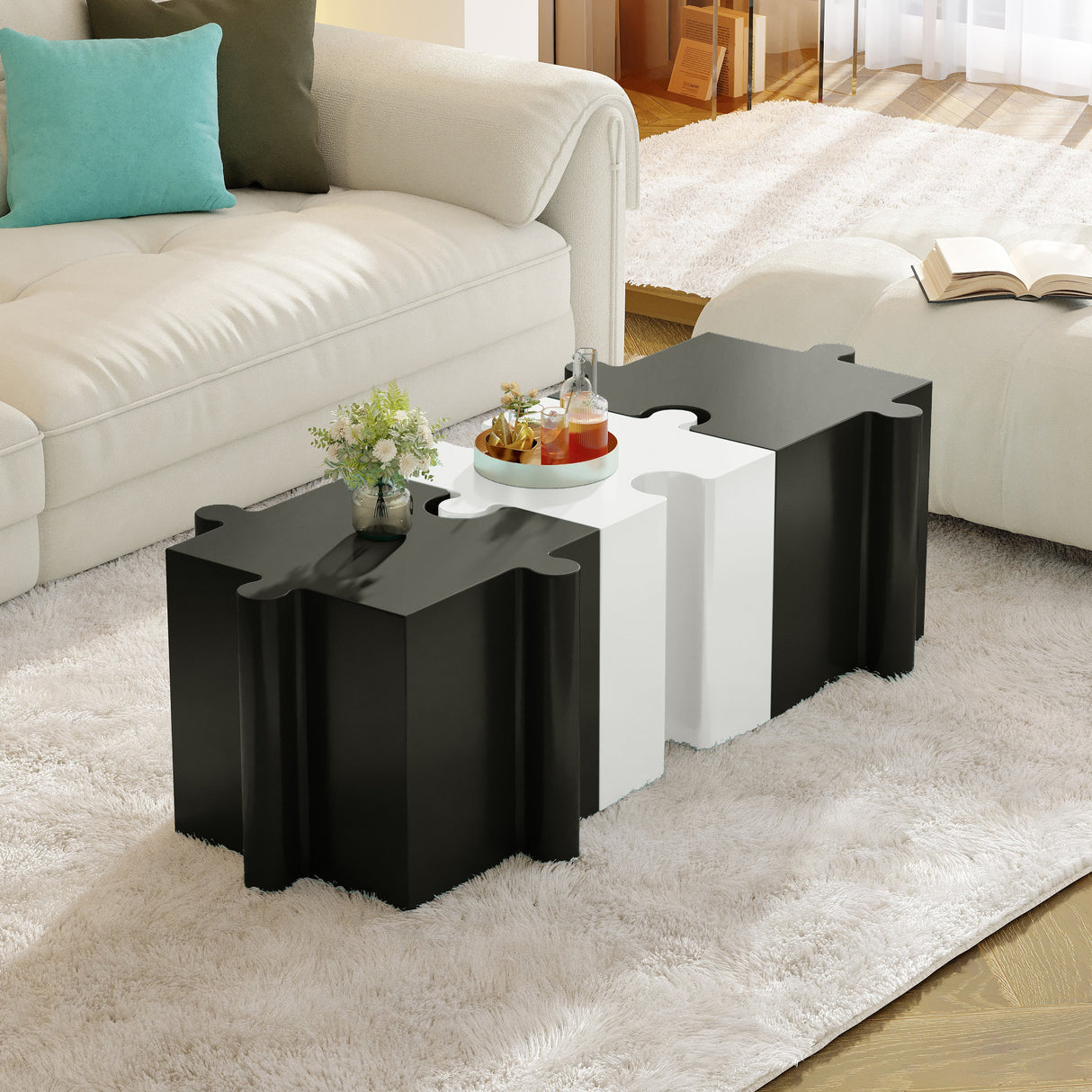 Puzzle Art Side Table