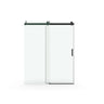 Frameless Soft-Closing Shower Door, 1/4" Tempered Glass Single Sliding