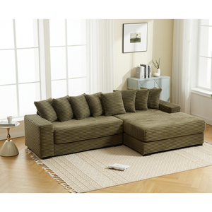 Oversized Two-Piece L-Shaped Sofa