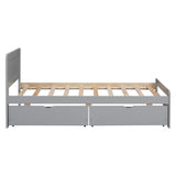 The Space-Saving Rubberwood Twin Bed With Integrated Storage