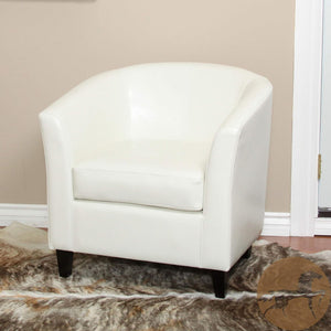Zenithon Upholstered Club Chair With Rounded Back