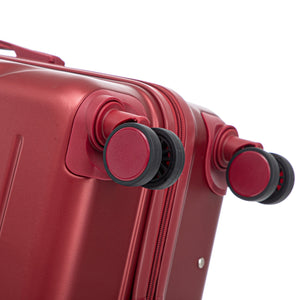 Set 3PCs 20'/24'/28' ABS Spinner Wheel Luggage Wine Red