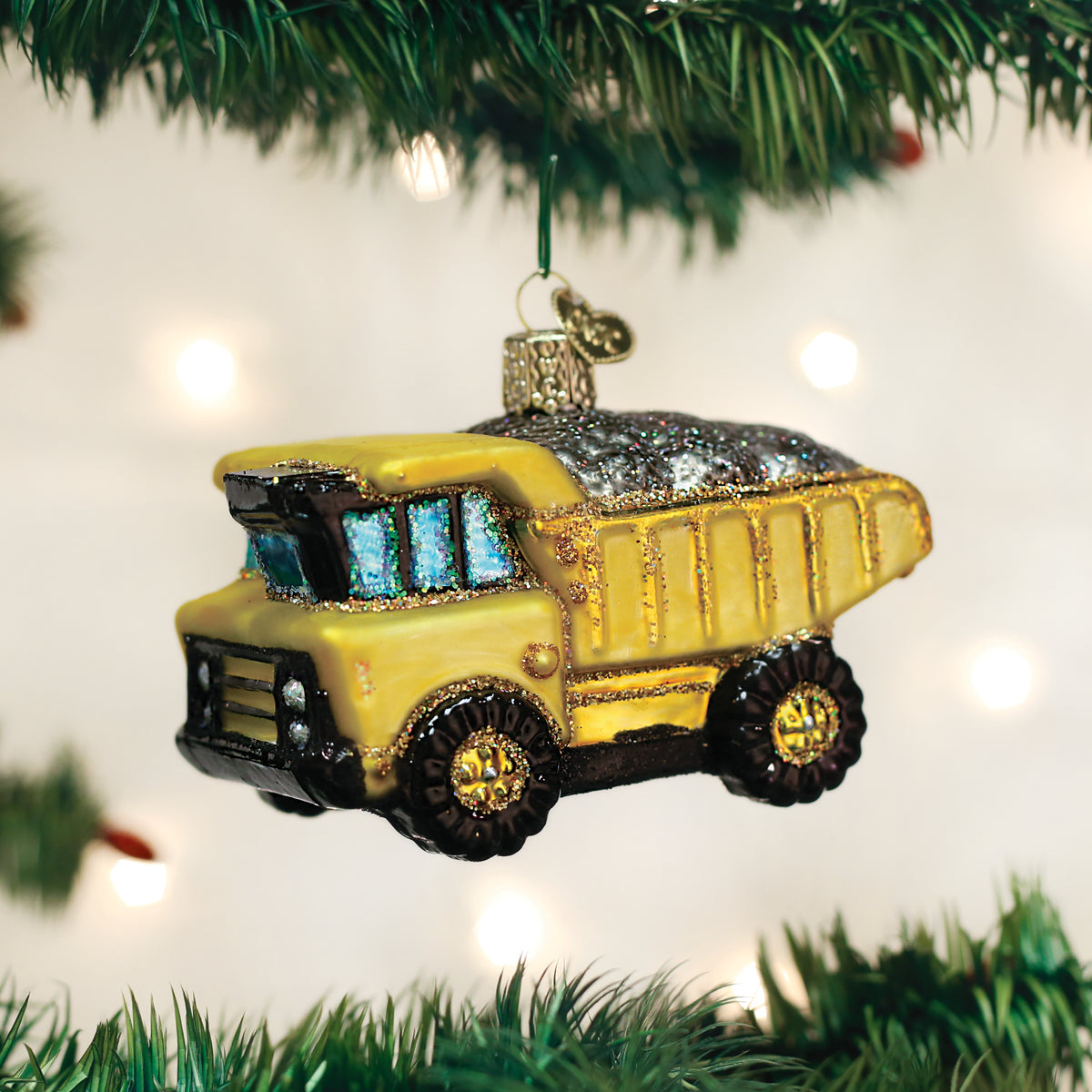 Toy Dump Truck Ornament 2.25x3.5x2.25 by Old World Christmas