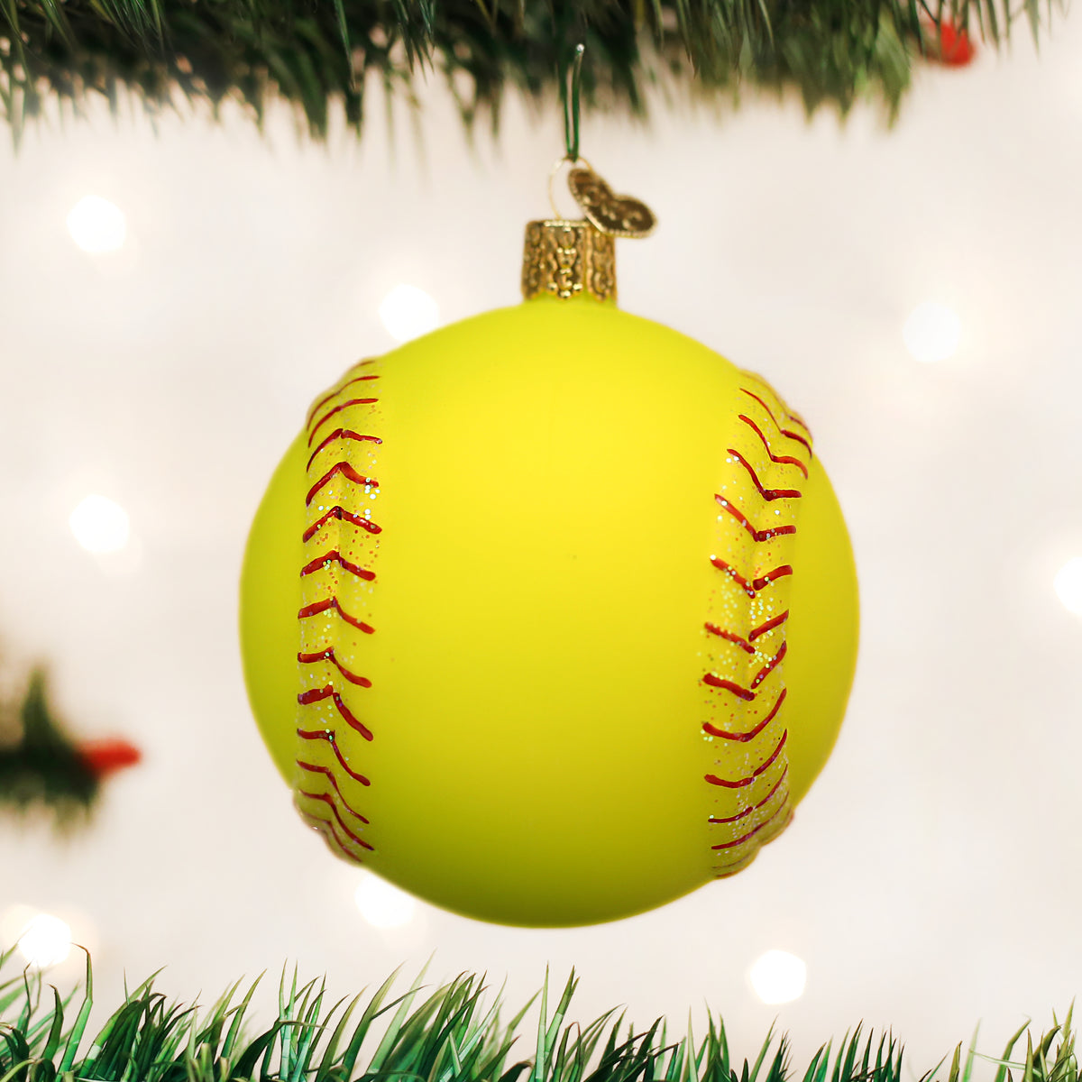 Softball Ornament by Old World Christmas