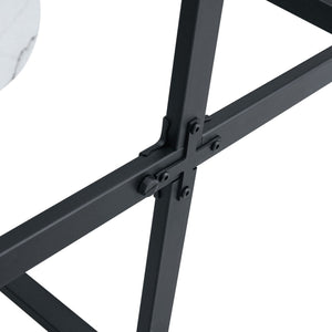 2 Tone Dining Table For Modern Minimalist And Industrial Styles