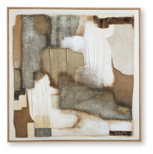 Wylander - Wall Art - Tan / Brown / Gray