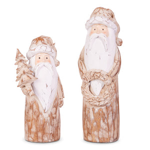 NATURAL-DISTRESSED-CARVED-SANTAS-Christmas-Decor