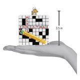 Crossword Puzzle Ornament