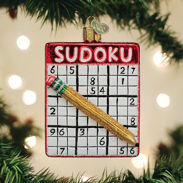 Sudoku Ornament by Old World Christmas