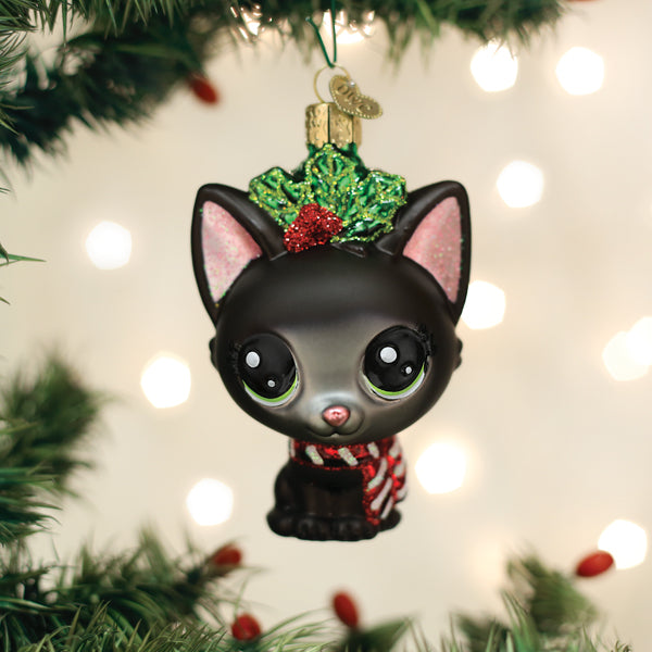 Littlest Pet Shop Jade Black Cat Ornament