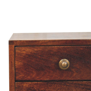 Solid Wood Mini Nightstand