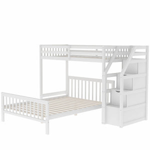 Loft Bed With Staircase And Storage