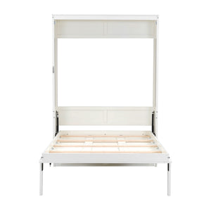 Full Size Murphy Bed With 2 Drawers - Beige