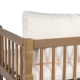 4-Piece Patio Furniture Set with Coffee Table and Cushions