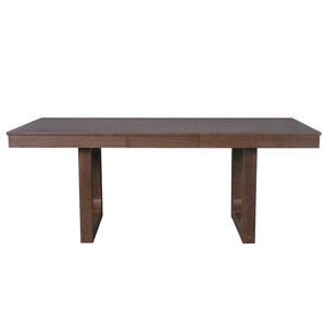 Extendable Dining Set, Farmhouse Extendable Table With Upholstered Chairs
