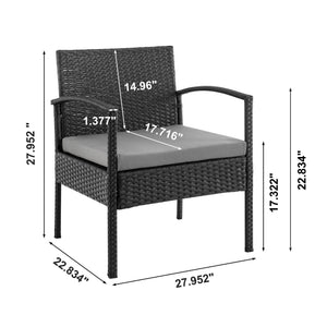 Noli - 3 Piece Outdoor Patio Set