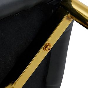 Modern Dining Chairs With Metal Legs And Simple Line Design On Backrest