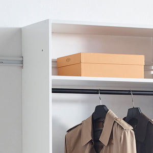 Devi - Wall Mounted Wood Closet System
