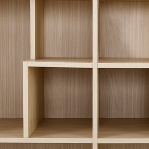 Furniture Style Cat Bookcase Cat Tree Shelves Natural Particle Board MDF 63.5 Inch