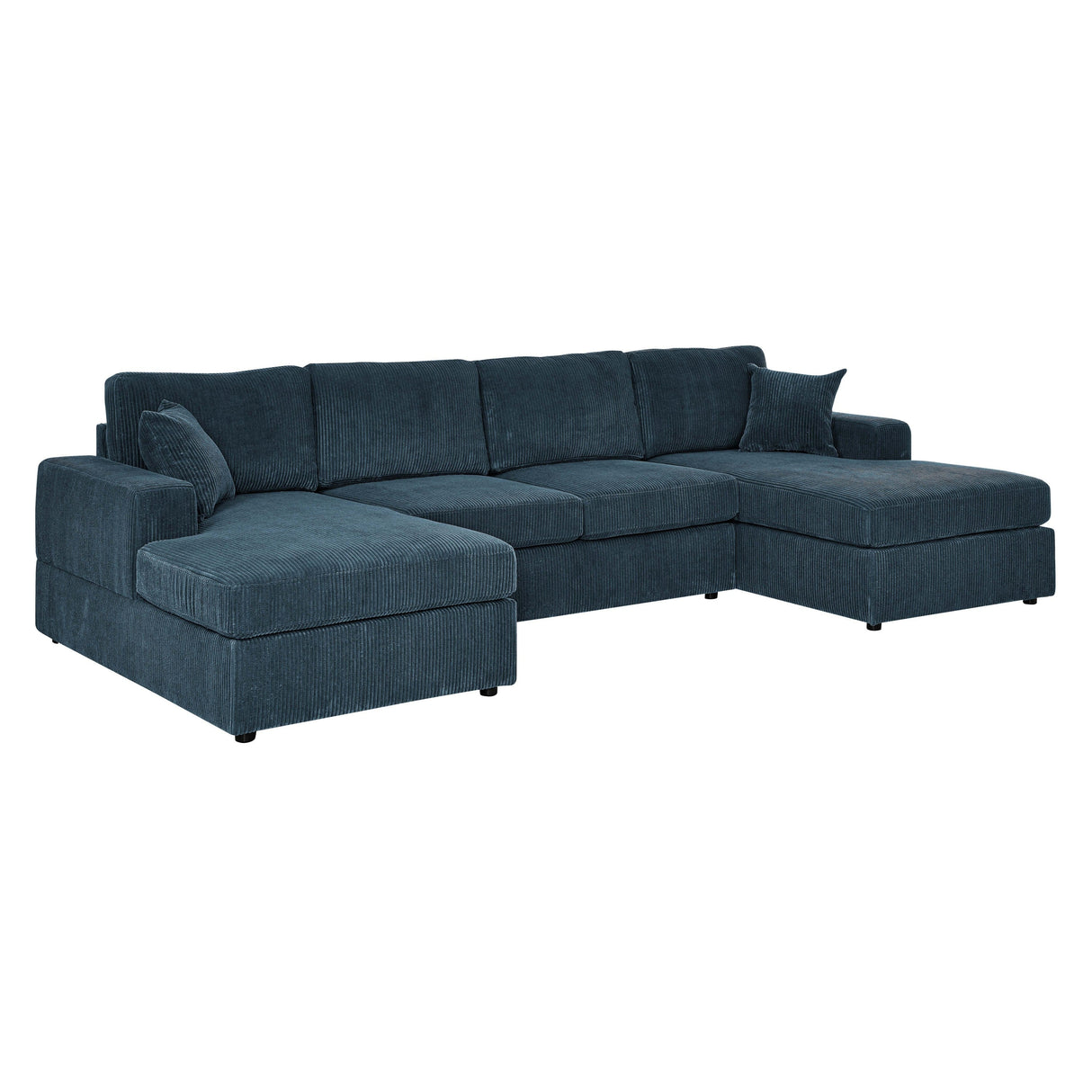 The Sara Modular Corduroy U-Shaped Sectional Sofa