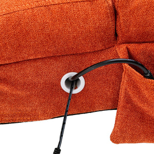 Massage Chaise Lounge Indoor With Remote Control, Ergonomic Electric Massage Lounger