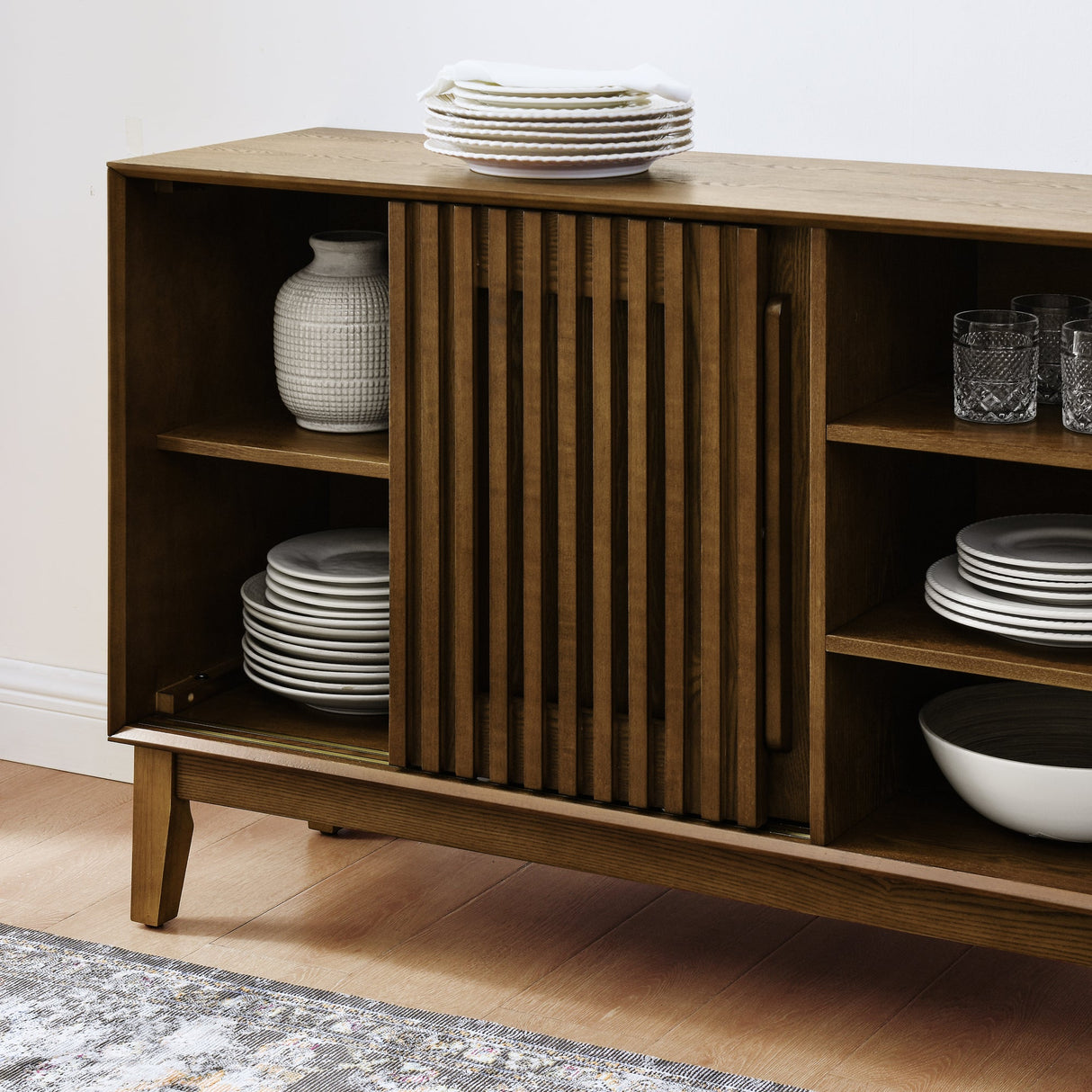 Farmhouse Sideboard Buffet Cabinet