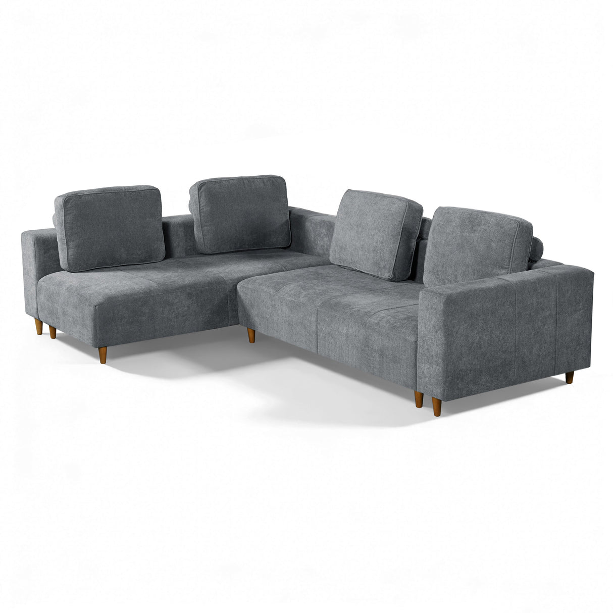 2-Piece 109" L-Shape Convertible Sectional Sofa