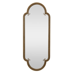 Scalloped Oval Wall Mirror, Vintage
