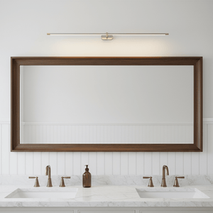 Hardwired Linear LED Wall Lamp with Dimmable Option | Slim Vanity Mirror Light
