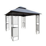 Gazebo tent with double roof & mosquito net
