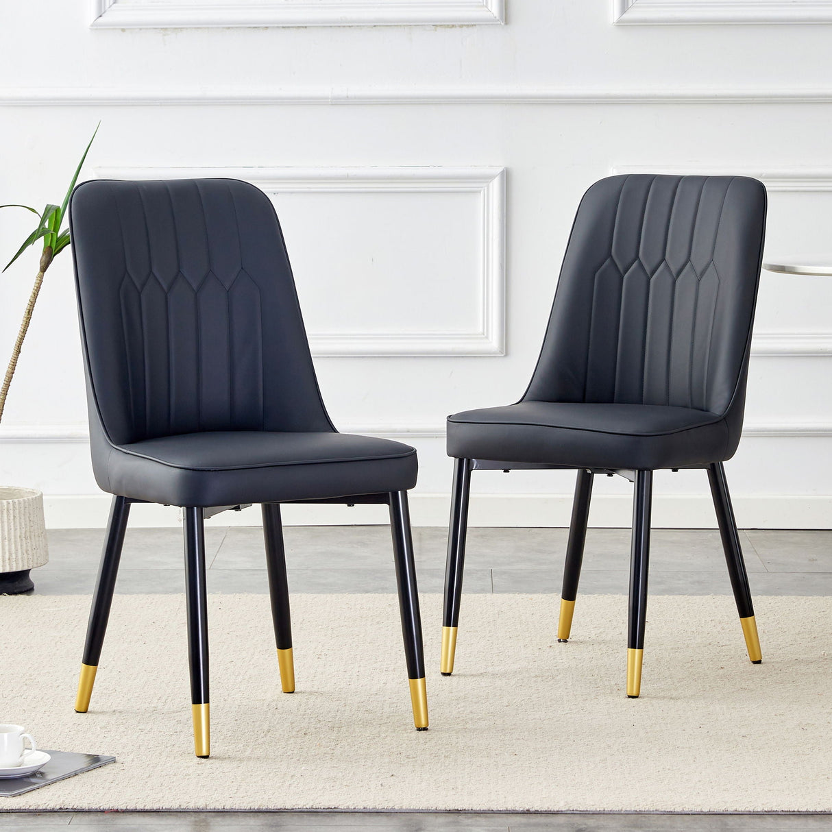 Modern Chair With Metal Legs