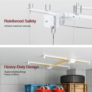 Overhead Garage Storage Rack 3x6 FT for High Ceilings