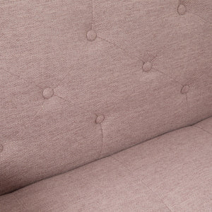 Aidan - Mid Century Modern Tufted Fabric Sofa