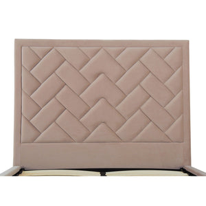 Crosby - Bed With Upholstered Headboard And Slats
