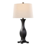 Riley 29" Contemporary Polyresin Table Lamp Set in Oil Rubbed Bronze