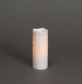 LED Dripping Wax Pillar Candles (Set of 3)