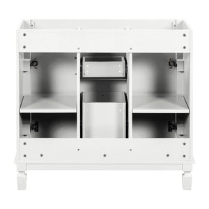 Bathroom Vanity Cabinet With 2 Soft Closing Doors And 2 Drawers