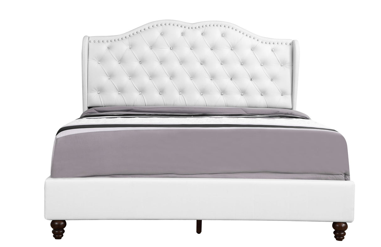 Upholstered Bed Transitional