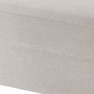 Candor - Ottoman Upholstered Footrest - Beige / Gray