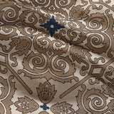 King 7 Piece Jacquard Comforter Set with Throw Pillows