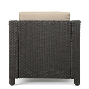 Stylish Outdoor Club Chair With Weather Resistant Cushions