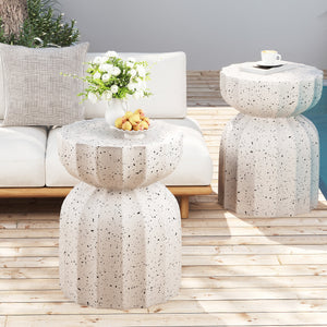 13" Modern Outdoor and Indoor Waterproof Coffee Table Set