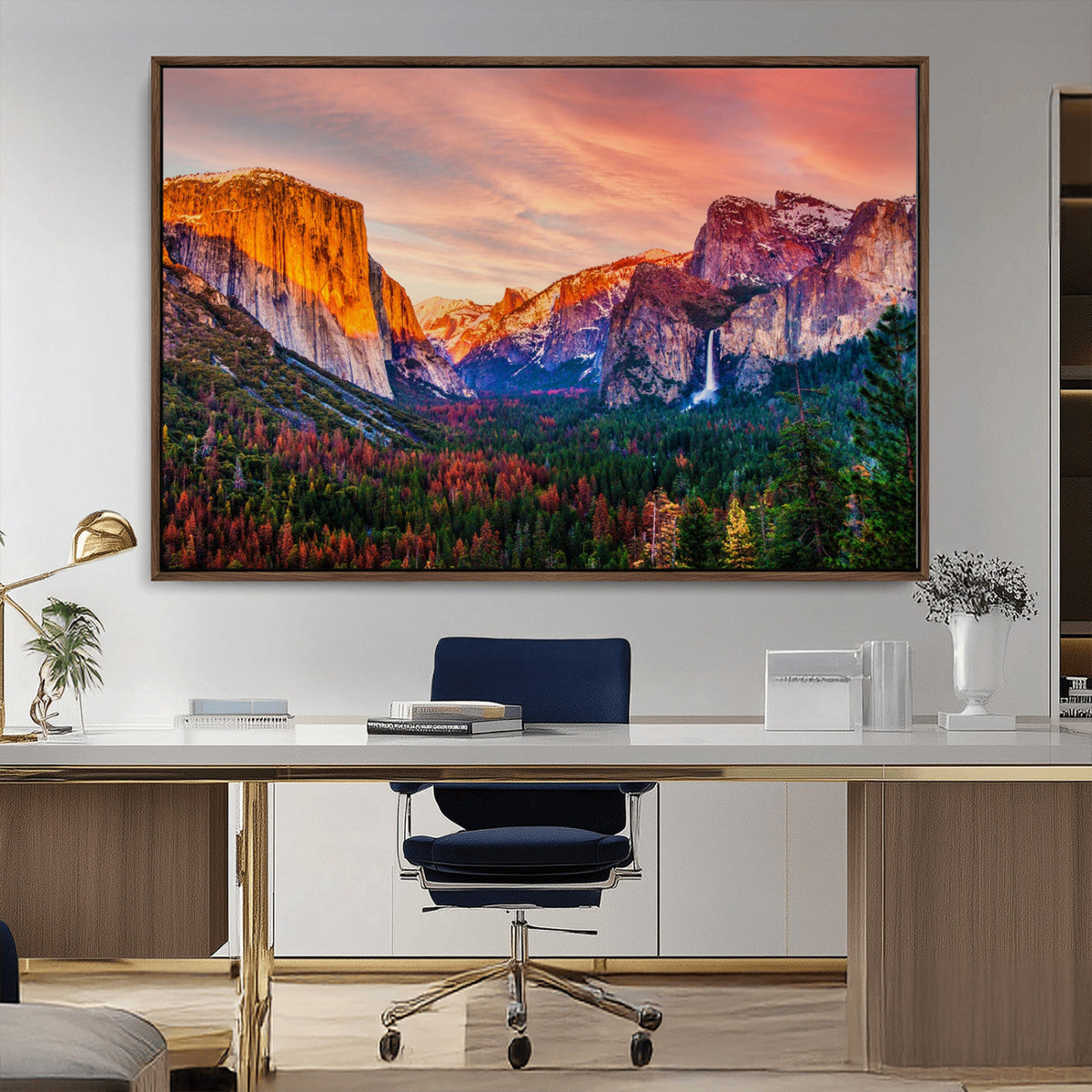 Yosemite Nal Park Wall Art Landscape Canvas Print El Capitan
