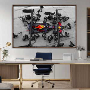 RedBull Formula 1 Canvas Wall Art Print