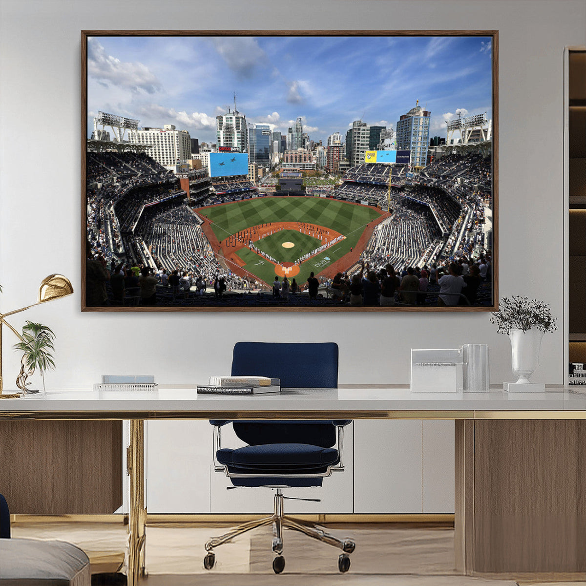 San Diego Padres Baseball Team Print - Petco Park Stadium