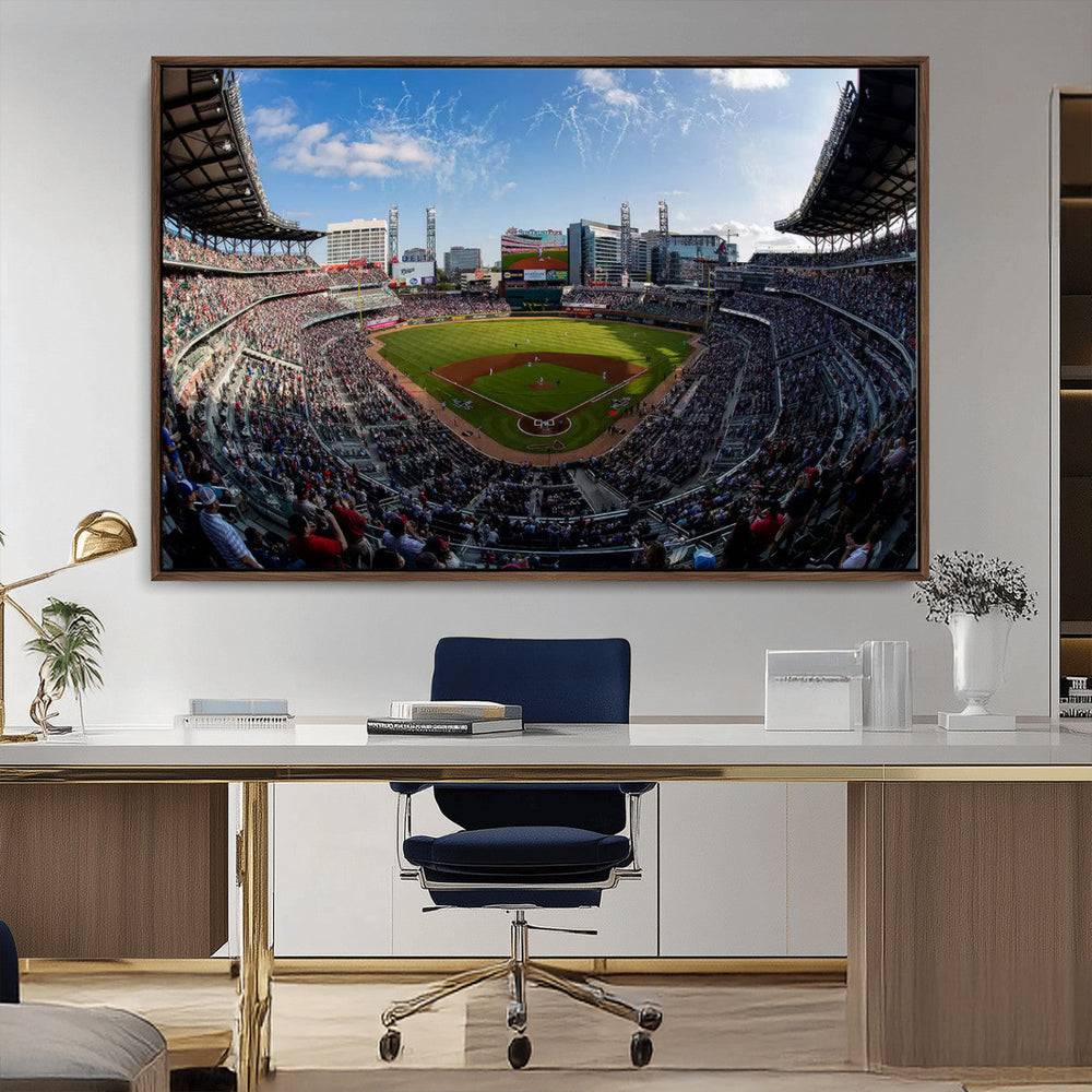 Truist Park Stadium Canvas Wall Art - Atlanta Braves Game