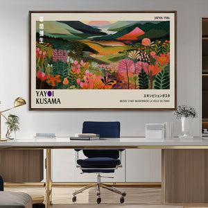 Yayoi Kusama Japan 1986 Wall Art Canvas Print – Vibrant